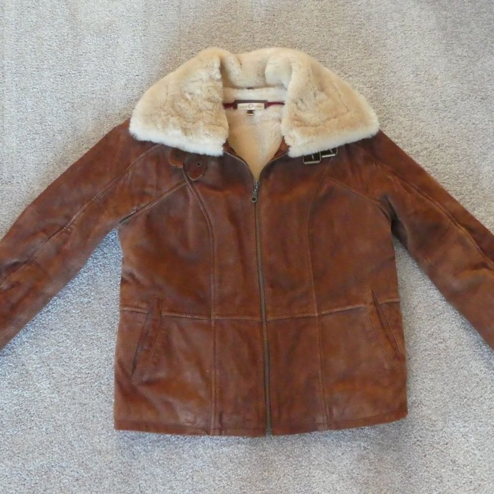 Womens Winter Suede Jacket